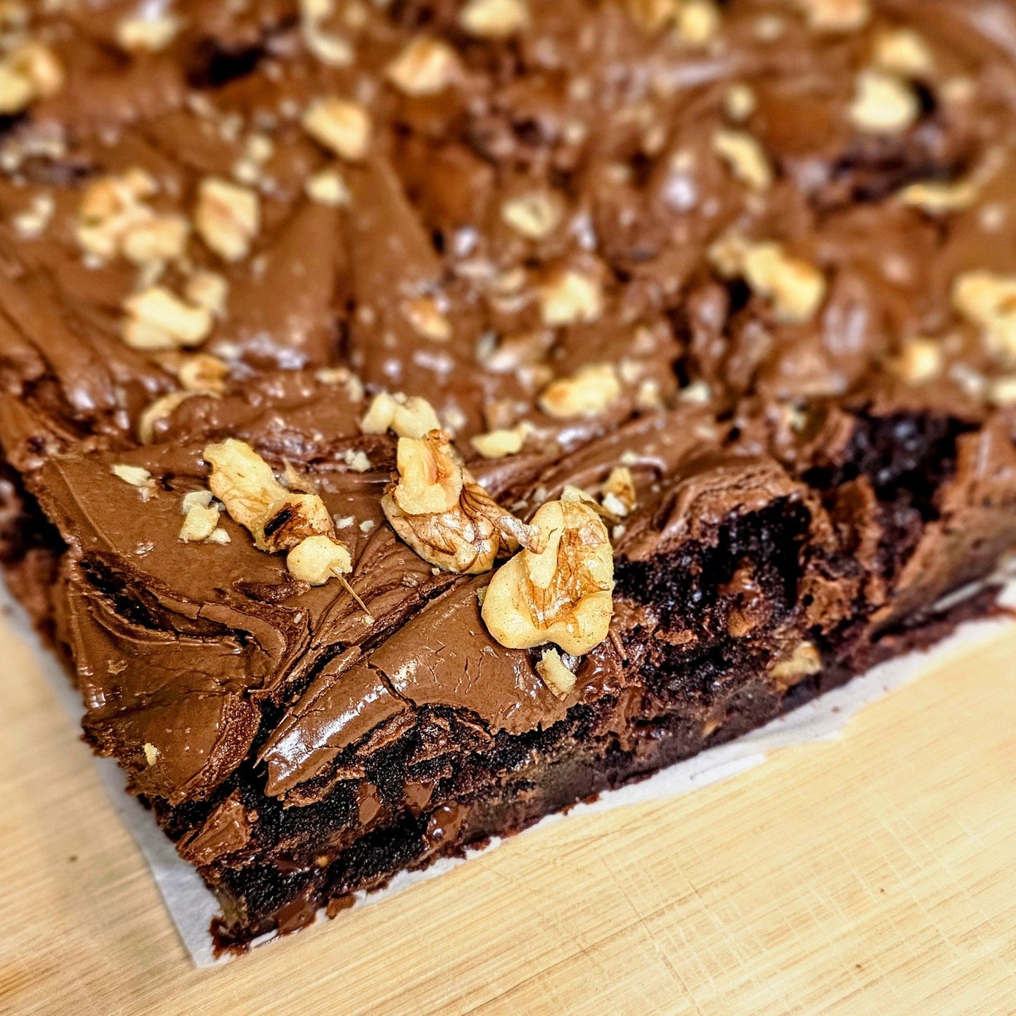 Gluten Free Nutella and Walnuts brownie