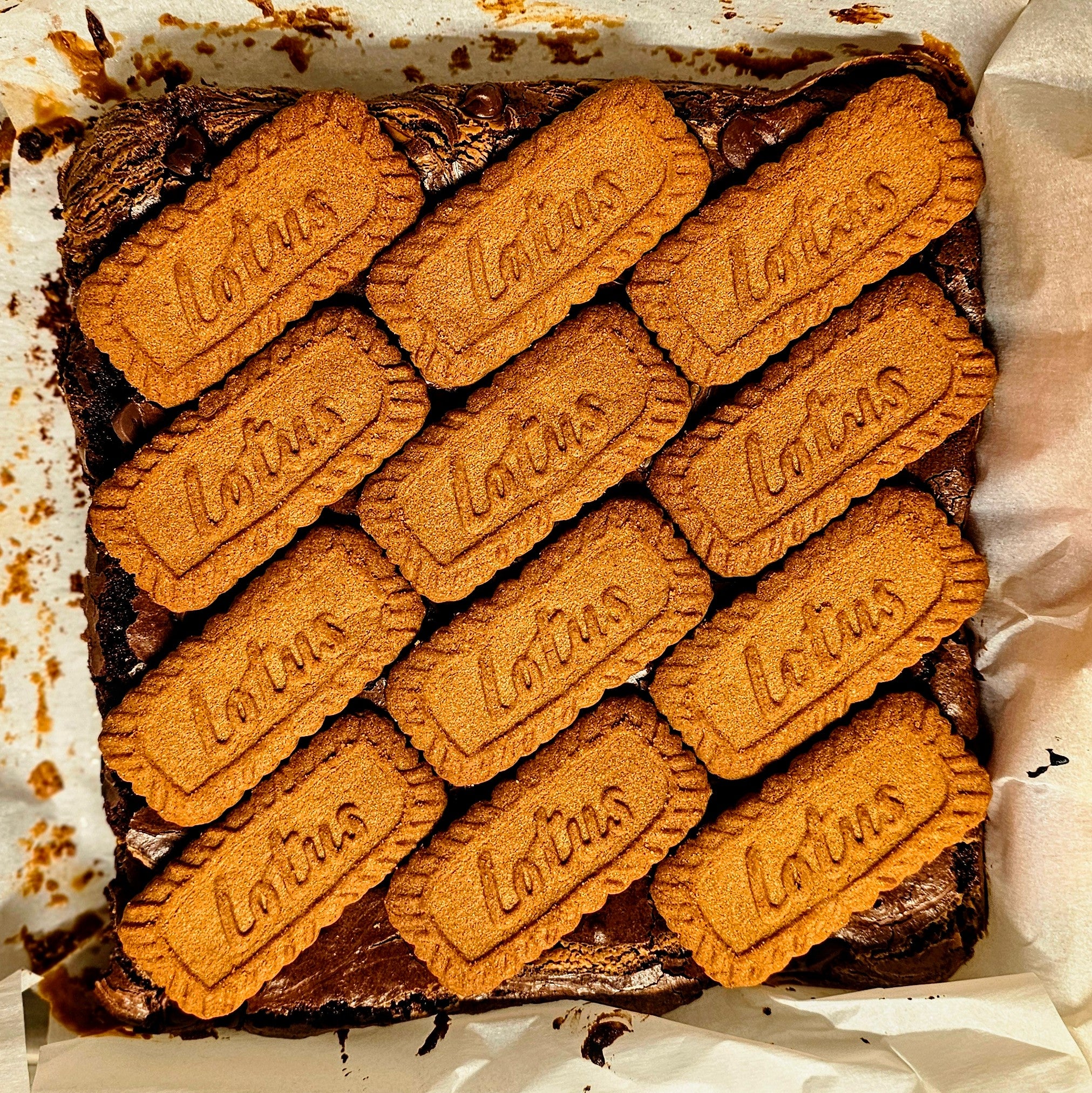 Biscoff Lotus fudgy brownie (8x8 inches) (AVAILABLE JUST FOR PICKUP IN CHARLOTTE)