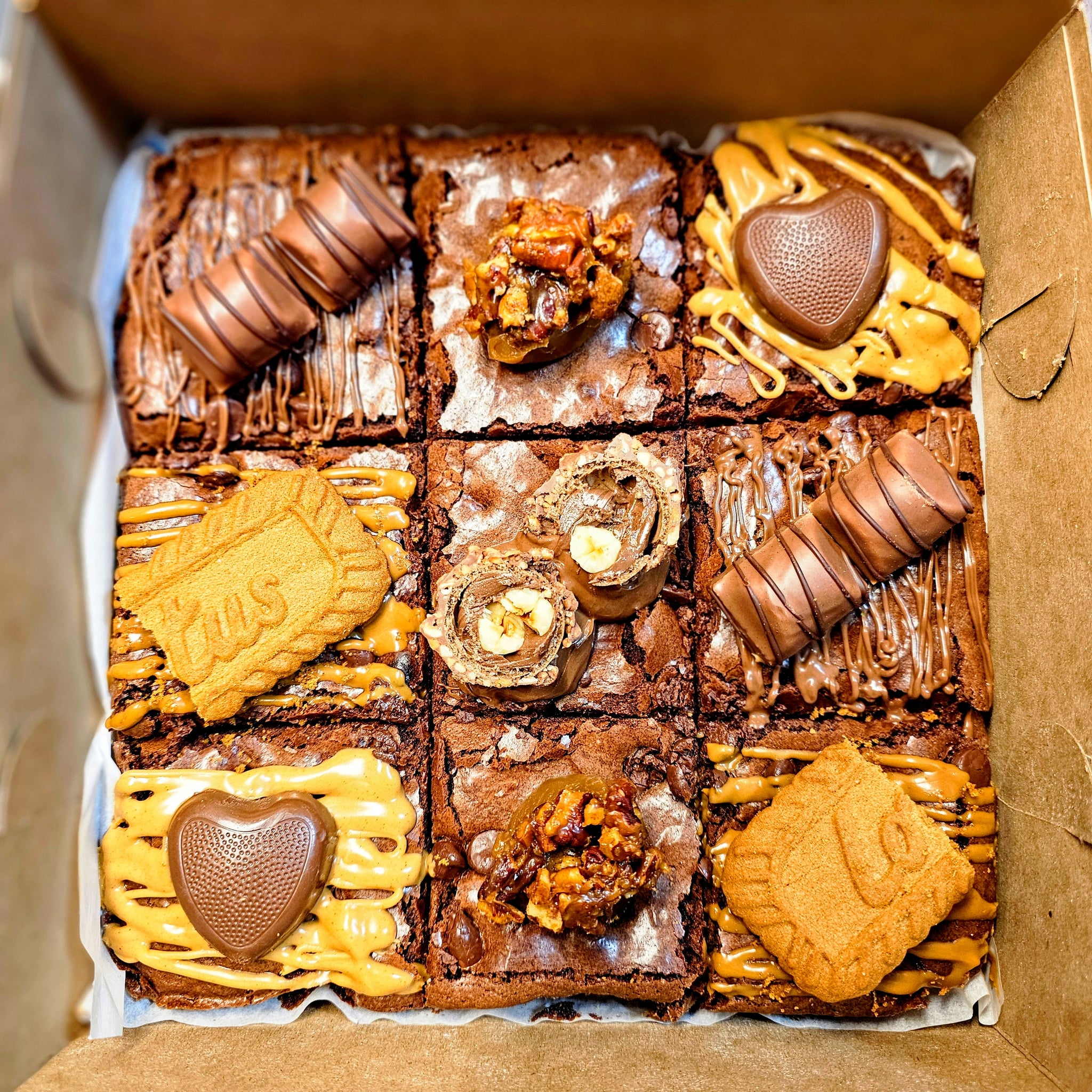 Assorted brownie box (9 pieces) (AVAILABLE JUST FOR PICKUP IN CHARLOTTE)