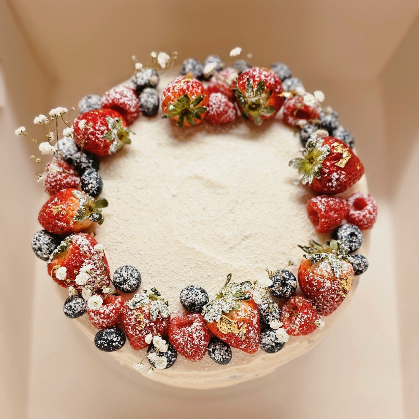 Wild berries buttercream cake (8")